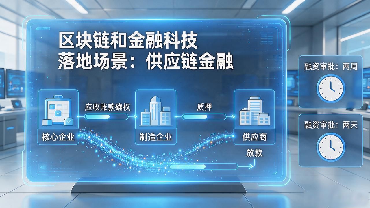 金融科技区块链应用_区块链和金融科技_供应链金融区块链解决方案